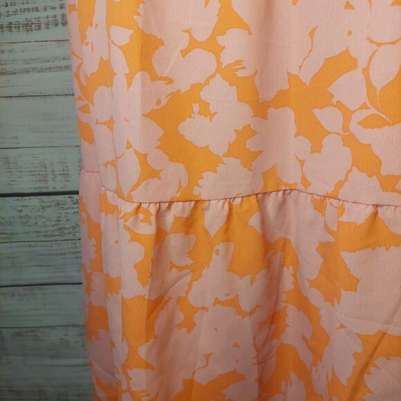 Ladies Floral Smocked Back Dress Social Standard by Sanctuary Size XXL - Picture 5 of 14